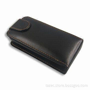 Mobile Phone Case with Plastic Housing Inside and Hidden Magnetic Fastener